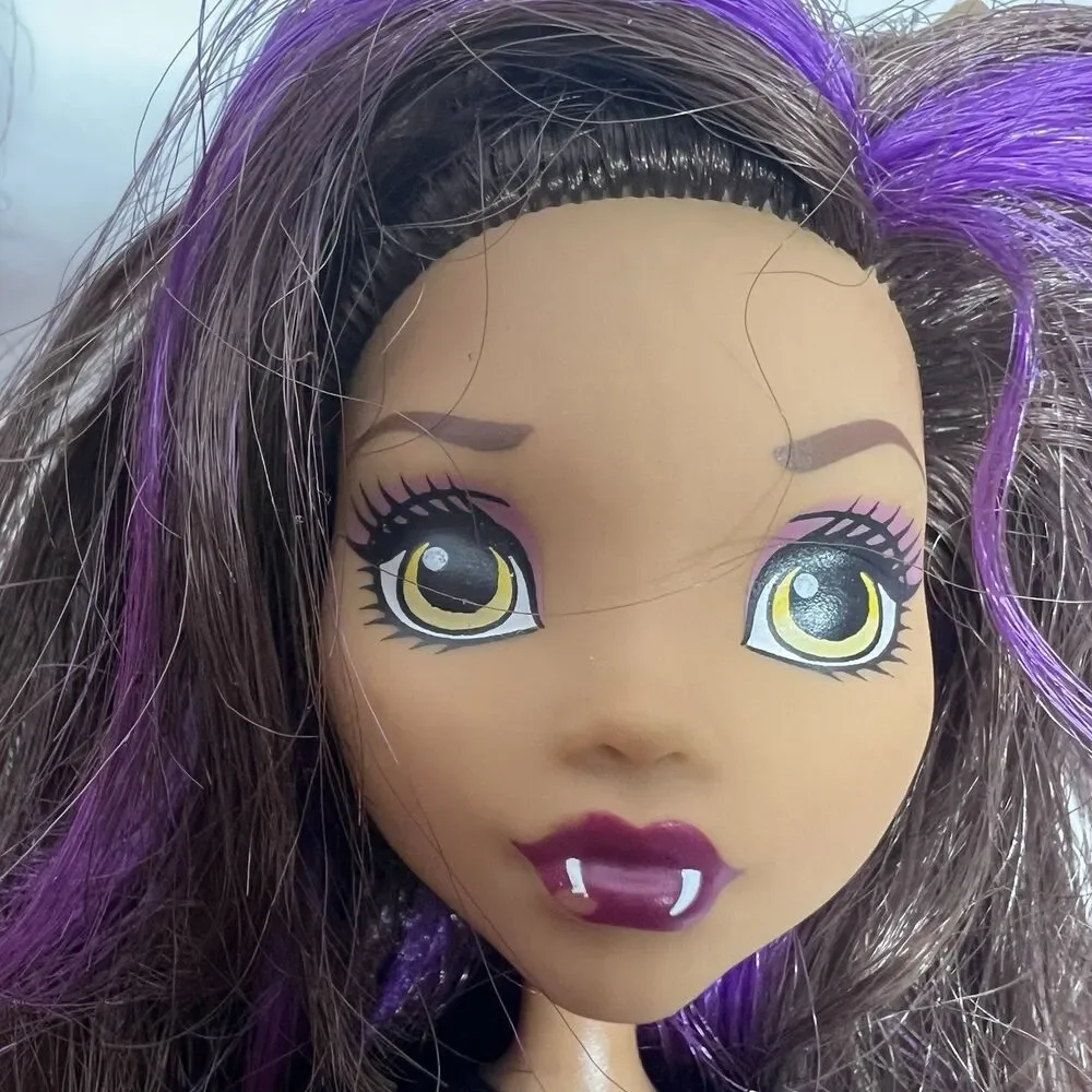 Monster High Clawdeen Wolf Doll Lot 3 G3 G1 TLC Parts OOAK